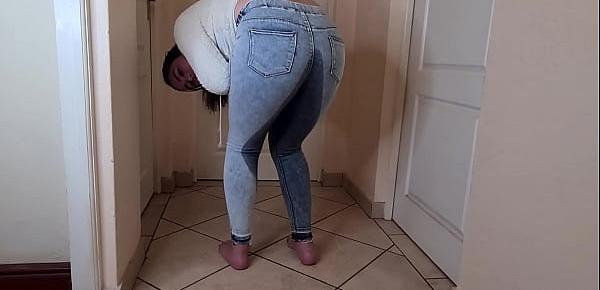  Desperate pissing in my jeans and fleece jacket